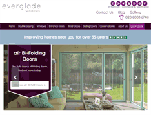 Tablet Screenshot of everglade.co.uk